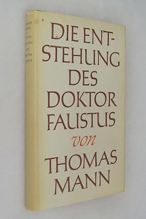 Image du vendeur pour Die Entstehung Des Doktor Faustus Roman Eines Romans mis en vente par Renaissance Books