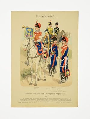 Frankreich. Reitende Artillerie der Kaisergarde Napoleon III. 1857". (= R. Knötel, Uniformkunde,...