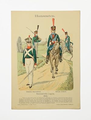 Hanseaten. Hanseatische Legion. 1814". (= R. Knötel, Uniformkunde, Bd. II, Nr. 46).