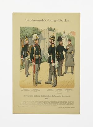 Sachsen-Koburg-Gotha. Herzoglich Koburg-Gothaisches Infanterie-Regiment. 1866". (= R. Knötel, Un...