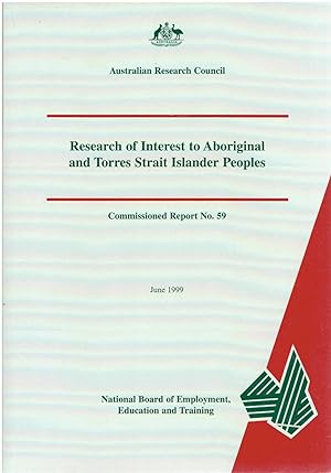 Research Of Interest To Aboriginal And Torres Strait Islander Peoples.