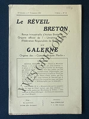 LE REVEIL BRETON-GALERNE-N°26-1 ER TRIMESTRE 1941