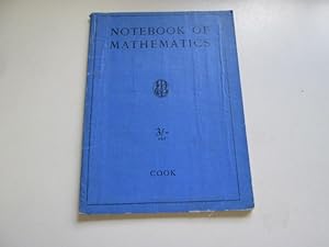 Image du vendeur pour A Notebook of Mathematics mis en vente par Goldstone Rare Books