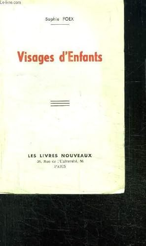 Seller image for VISAGES D ENFANTS for sale by Le-Livre