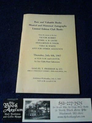 Rare and Valuable Books Musical and Historical Autographs Limited Edition Club Books
