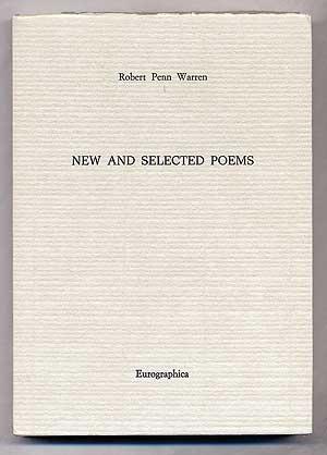 Immagine del venditore per New and Selected Poems 1960-1985 venduto da Between the Covers-Rare Books, Inc. ABAA
