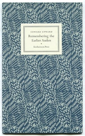 Bild des Verkufers fr Remembering the Earlier Auden zum Verkauf von Between the Covers-Rare Books, Inc. ABAA