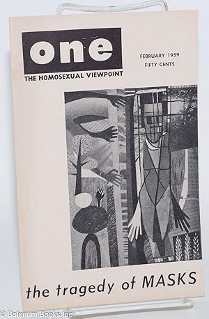 Seller image for ONE Magazine; the homosexual viewpoint; vol. 7, #2, February 1959; The Tragedy of Masks for sale by Bolerium Books Inc.