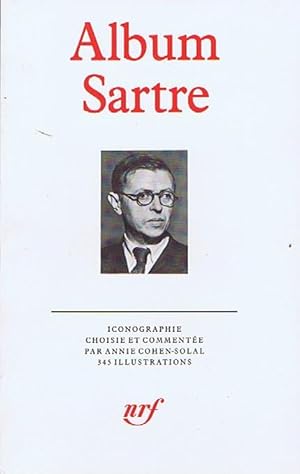 Bild des Verkufers fr Album Jean-Paul Sartre (Album de la Pliade) zum Verkauf von Achbarer