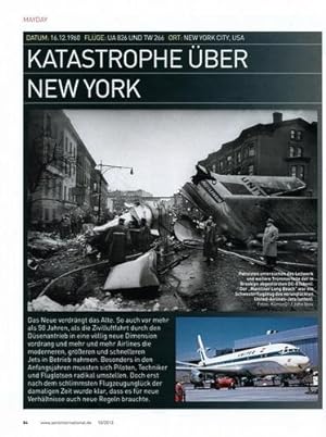 Immagine del venditore per Katastrophe ber New York, Die Kollision von UA 826 und TW 266 vom 16.12.1960 venduto da Antiquariat Lindbergh