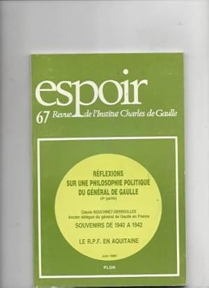 Réfléxions sur une philosophie politique du Général de Gaulle 4ème partie