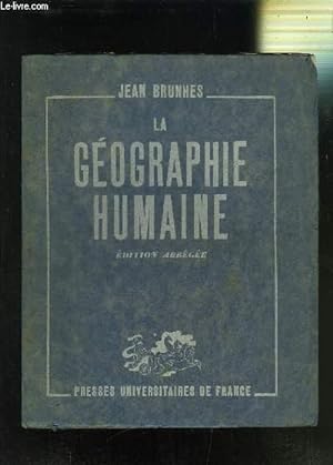 Immagine del venditore per LA GEOGRAPHIE HUMAINE- EDITION ABREGEE venduto da Le-Livre
