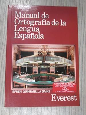 Imagen del vendedor de MANUAL DE ORTOGRAFIA DE LA LENGUA ESPAOLA a la venta por LIBRERIA AZACAN