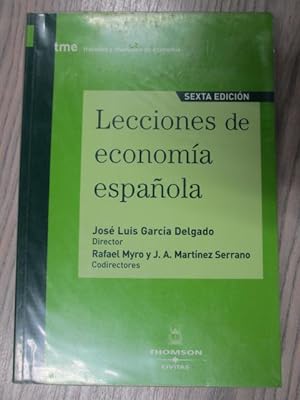Seller image for LECCIONES DE ECONOMA ESPAOLA for sale by LIBRERIA AZACAN