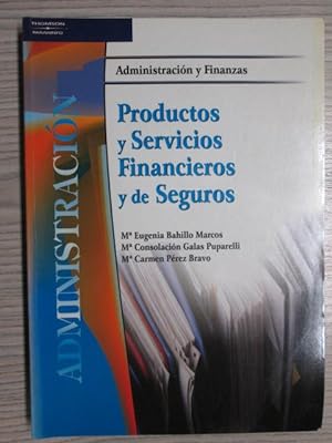 Seller image for PRODUCTOS Y SERVICIOS FINANCIEROS Y DE SEGUROS for sale by LIBRERIA AZACAN