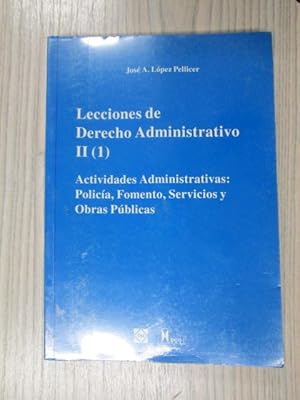 Seller image for LECCIONES DE DERECHO ADMINISTRATIVO II TOMO 1 Y 2 for sale by LIBRERIA AZACAN