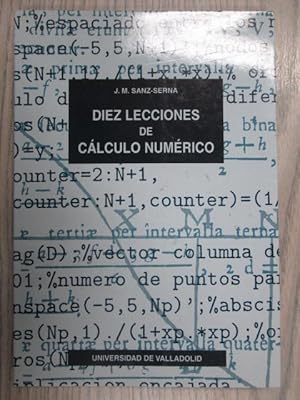 Seller image for DIEZ LECCIONES DE CLCULO NUMRICO. for sale by LIBRERIA AZACAN