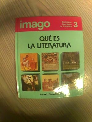 Imagen del vendedor de BIBLIOTECA SANTILLANA DE CONSULTA: QU ES LA LITERATURA a la venta por LIBRERIA AZACAN