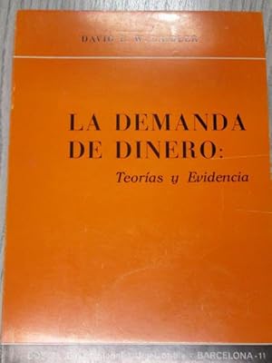 Bild des Verkufers fr LA DEMANDA DE DINERO: TEORAS Y EVIDENCIA zum Verkauf von LIBRERIA AZACAN