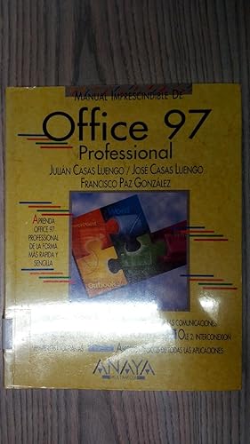 Image du vendeur pour OFFICE 97 PROFESSIONAL mis en vente par LIBRERIA AZACAN