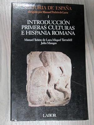 Imagen del vendedor de HISTORIA DE ESPAA. I INTRODUCCIN PRIMERAS CULTURAS E HISPANIA ROMANA a la venta por LIBRERIA AZACAN