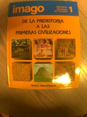 Seller image for BIBLIOTECA SANTILLANA DE CONSULTA: DE LA PREHISTORIA A LAS PRIMERAS CIVILIZACIONES for sale by LIBRERIA AZACAN