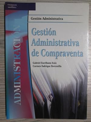 Imagen del vendedor de GESTION ADMINISTRATIVA DE COMPRAVENTA a la venta por LIBRERIA AZACAN