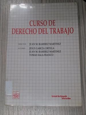 Imagen del vendedor de CURSO DE DERECHO DEL TRABAJO a la venta por LIBRERIA AZACAN