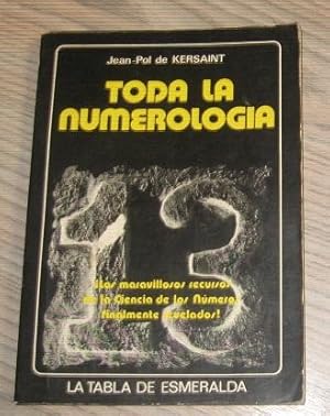 Image du vendeur pour TODA LA NUMEROLOGA mis en vente par LIBRERIA AZACAN