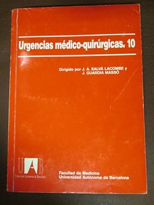 Imagen del vendedor de URGENCIAS MDICO- QUIRRGICAS. 10 a la venta por LIBRERIA AZACAN