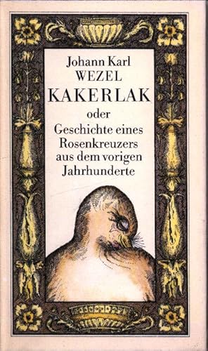 Seller image for Kakerlak oder Geschichte eines Rosenkreuzers aus dem vorigen Jahrhunderte. for sale by Antiquariat Bookfarm