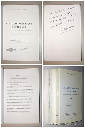 Image du vendeur pour Les mdecins franais d'outre-mer. Etude psychosociologique du retour des migrants. (2 vol. set). Thse prsente devant l'Universit de Nice le 13 juin 1977. mis en vente par Charbo's Antiquariaat