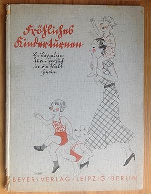 Seller image for Frhliches Kinderturnen. Ein Purzelein turnt frhlich in die Welt hineien. for sale by Antiquariat Seibold