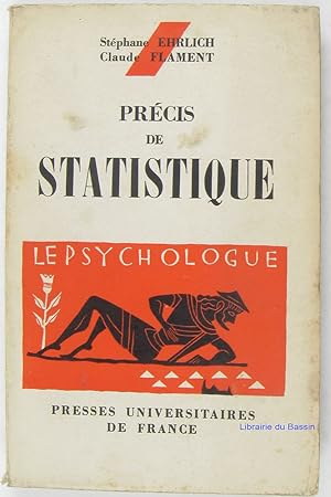 Seller image for Prcis de statistique for sale by Librairie du Bassin