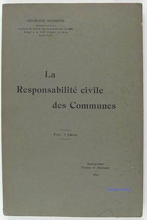 La responsabilité civile des communes
