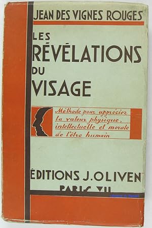 Imagen del vendedor de Les rvlations du visage a la venta por Librairie du Bassin