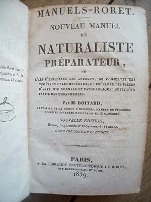 manuels-RORET - Nouveau Manuel du NATURALISTE Préparateur