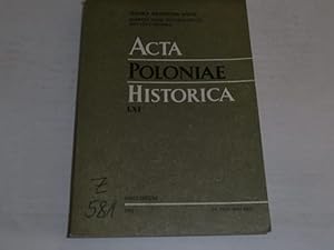 Bild des Verkufers fr Acta Poloniae Historica LXI. zum Verkauf von Der-Philo-soph
