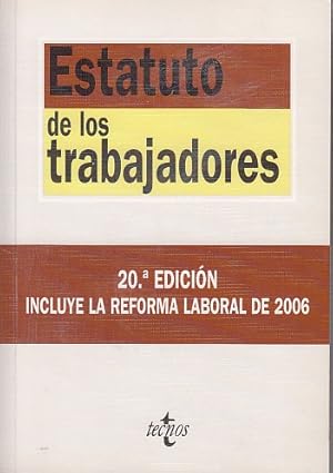 Imagen del vendedor de ESTATUTO DE LOS TRABAJADORES a la venta por Librera Vobiscum