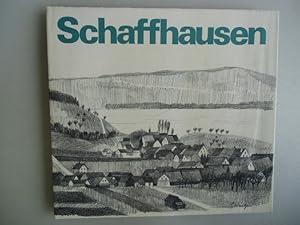 Schaffhausen gezeichnet von Jacques Schedler 1973 mit sep. Zeichnung