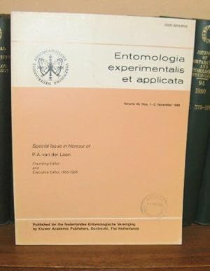 Bild des Verkufers fr Entomologia Experimentalis et Applicata; Volume 49, Nos. 1-2, November 1988 zum Verkauf von PsychoBabel & Skoob Books