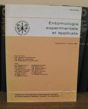 Image du vendeur pour Entomologia Experimentalis et Applicata; Volume 50, No. 1, January 1989 mis en vente par PsychoBabel & Skoob Books