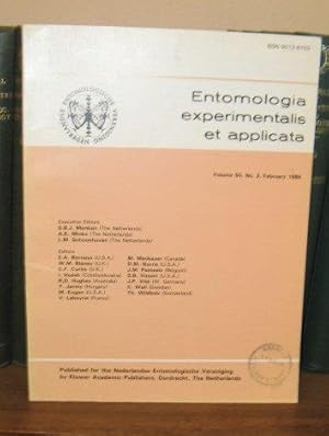 Image du vendeur pour Entomologia Experimentalis et Applicata; Volume 50, No. 2, February 1989 mis en vente par PsychoBabel & Skoob Books