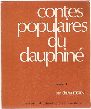 Contes populaires du Dauphiné.Tome 1