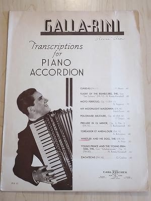 The Whistler And His Dog, Galla-Rini Transcriptions For Piano Accordion