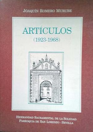 Bild des Verkufers fr Artculos (1923-1968). zum Verkauf von Los Papeles del Sitio