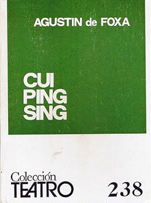 Immagine del venditore per Cui-Ping-Sing (Drama potico en verso, en tres actos, dividos en ocho cuadros). venduto da Los Papeles del Sitio