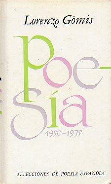 Seller image for Poesa (1950-1975). for sale by Los Papeles del Sitio