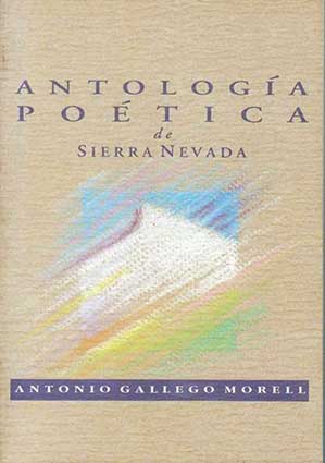 Seller image for Antologa potica de Sierra Nevada. for sale by Los Papeles del Sitio