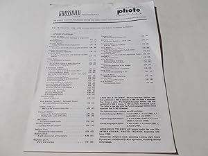 Seller image for Grossbild Technik (Index of Issue Nos. 1/1959 to 4/1959): The German Magazine for Modern Medium and Large-Format Photography in Colour and Monochrome for sale by Bloomsbury Books